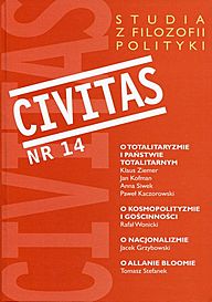Okładka numeru 14 Civitas...