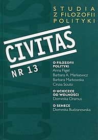 Okładka numeru 13 Civitas...