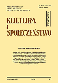 Okładka KiS 52(1) 2008