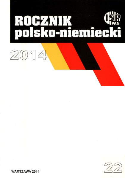 Okładka Rocznika Polsko-Niemieckiego nr 22