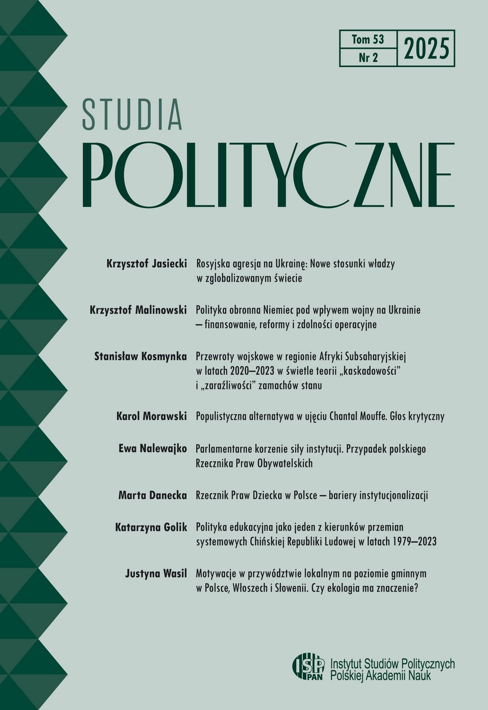 Okładka SP 53/2 2025